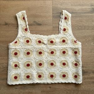 Crop knitt tank